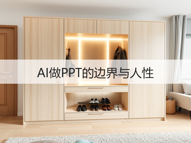 AI做PPT的边界与人性