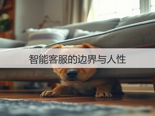智能客服的边界与人性